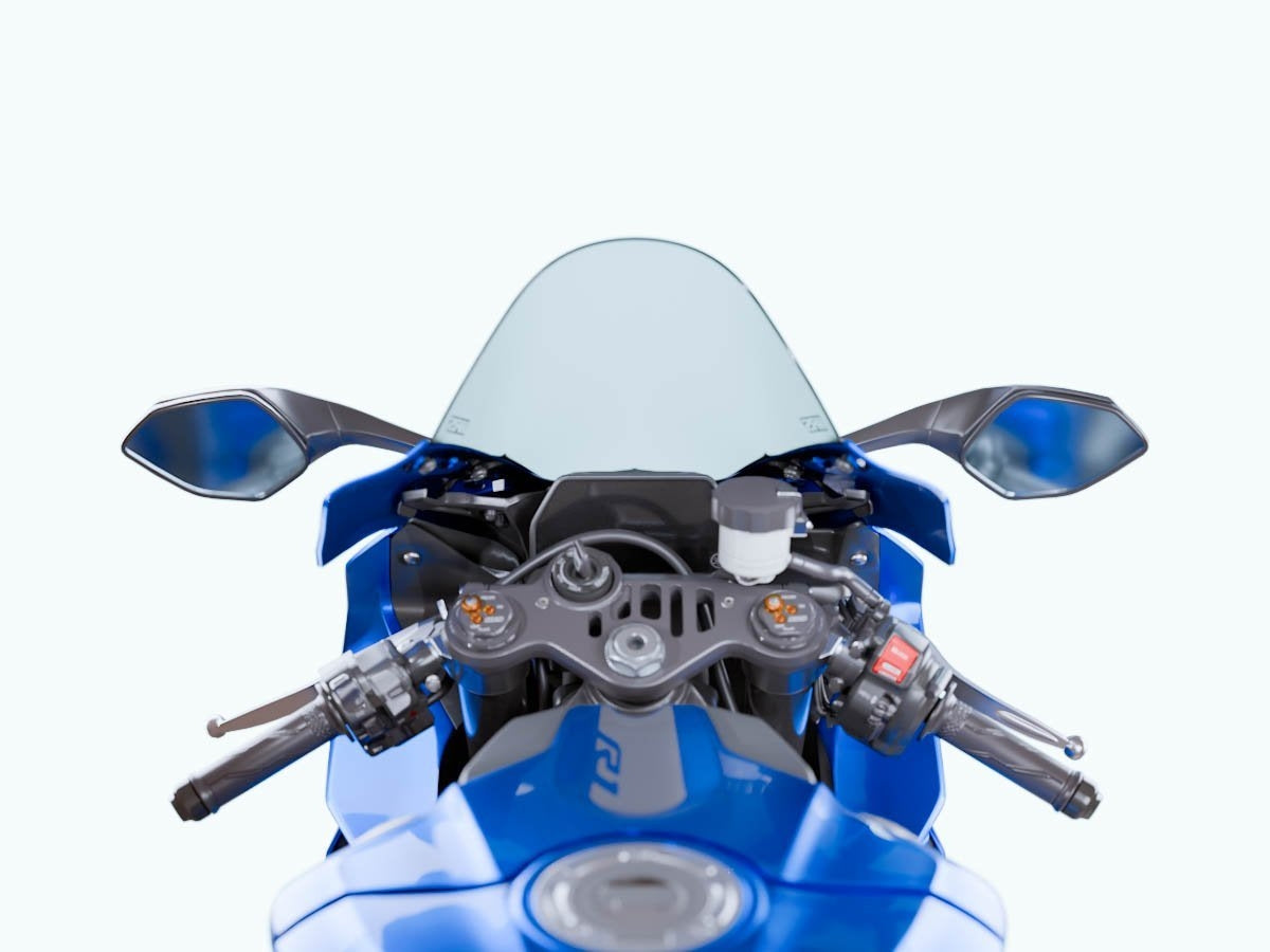 (値下げ中)yzf-r1 WRS ウインドスクリーン ヤマハ YZF-R1用ウインドスクリーンならWRS | バイク用スクリーン