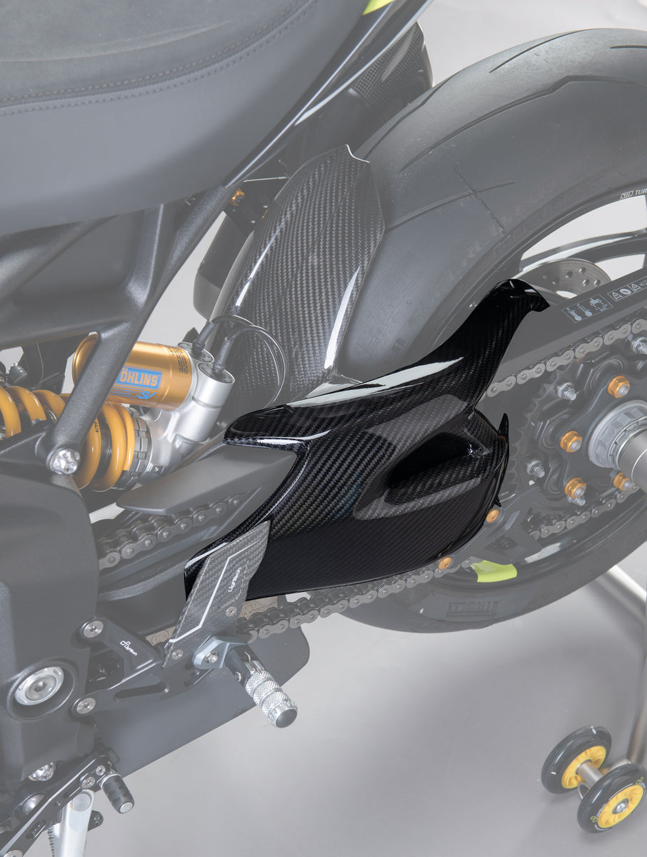 LighTech - ドライカーボン スイングアームプロテクター (艶あり