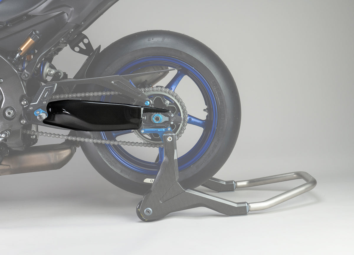 LighTech - ドライカーボン スイングアームプロテクター (艶あり) YZF