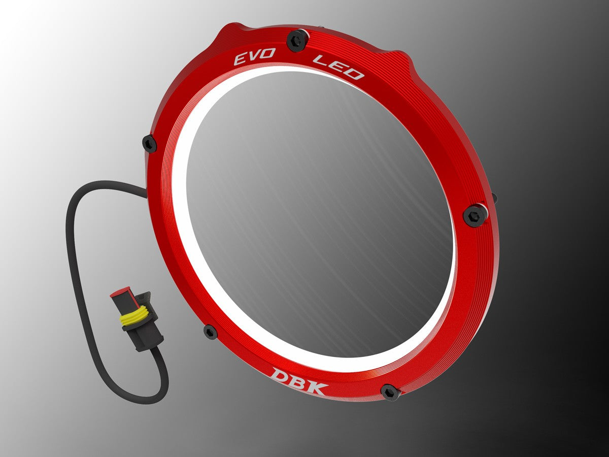 DUCABIKE (DBK) 製 クリアクラッチカバー専用 EVO LEDアウターリング 