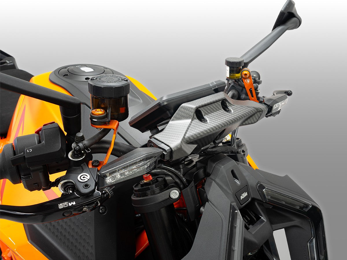 DUCABIKE (DBK) - ドライカーボン メーターカバー (艶なし) 1390 SUPER