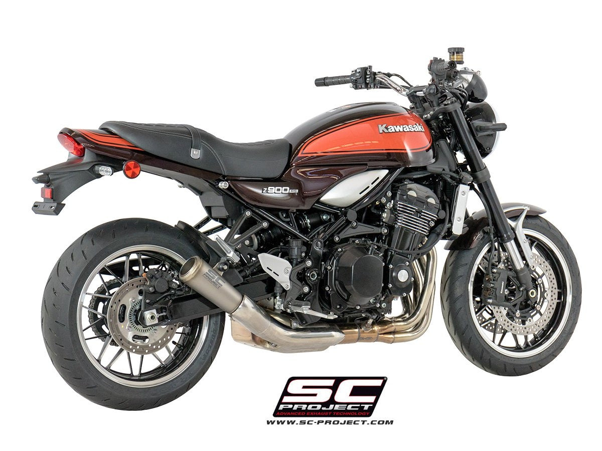 SC-PROJECT - S1-GP スリップオンサイレンサー & フルチタンリンクパイプ (ユーロ5対応 / 純正キャタライザー対応) Z900RS  / CAFE '21-23