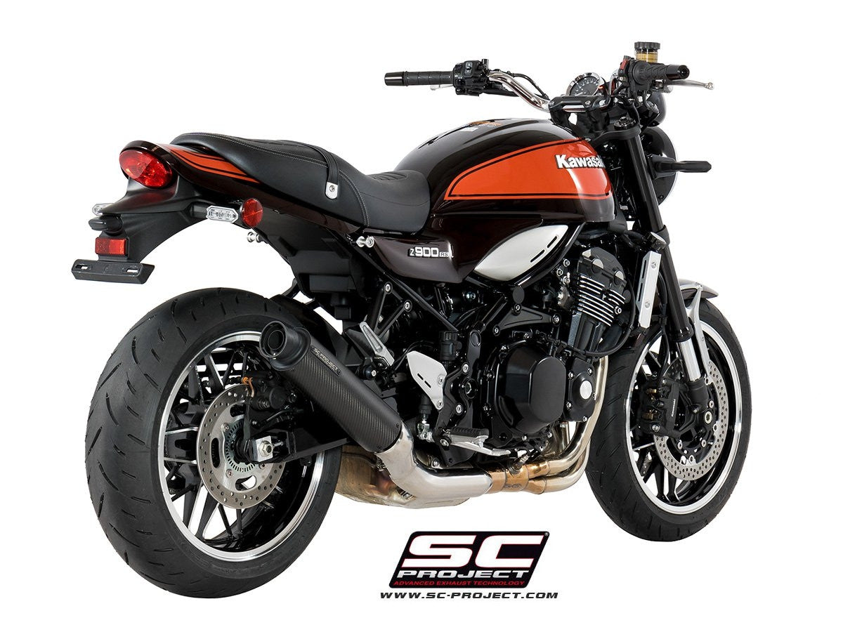 Z900RSスリップオン ブラック おまけ有 Z900RS スリップオンマフラー 耐熱ブラック塗装 ORM製 | 株式会社ORM