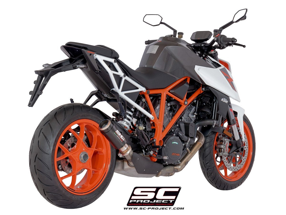 1290スーパーデュークアクラポビッチ スリップオンサイレンサー SC-PROJECT - CR-T スリップオンサイレンサー (純正キャタライザー対応
