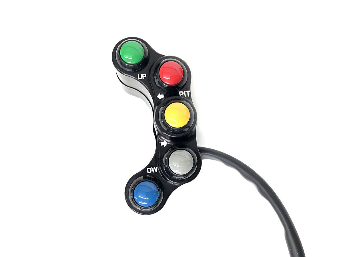 WRS - 7ボタンレーシングスイッチ 左ハンドル側 (レース用) RS