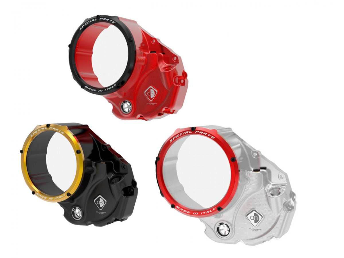 DUCABIKE クラッチカバーCCDV06ED DIAVEL DVTmulti DUCABIKE (DBK) - 3D-EVO クリアクラッチカバーキット MONSTER