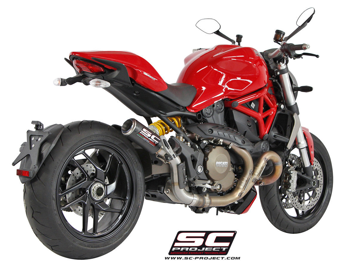 ducatiモンスター1200用scプロジェクトCRTスリップオンマフラー