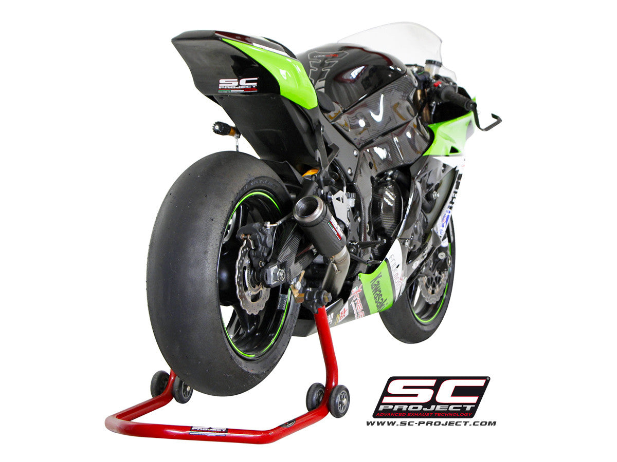 SC-PROJECT - CR-T スリップオンサイレンサー & フルチタンリンクパイプ ZX-10R '11-15