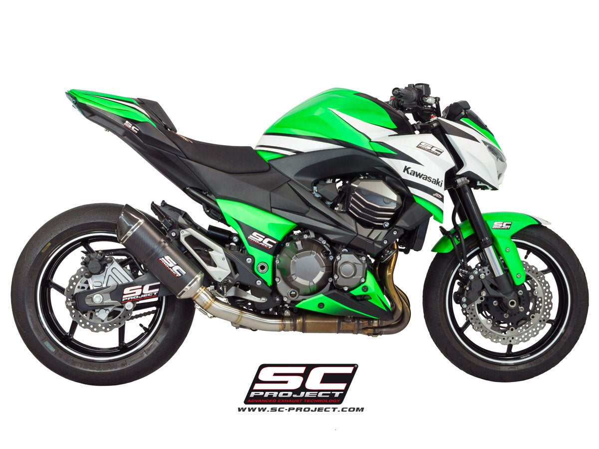 SC-PROJECT - オーバル スリップオンサイレンサー (消音バッフル付属) Z800 '12-16