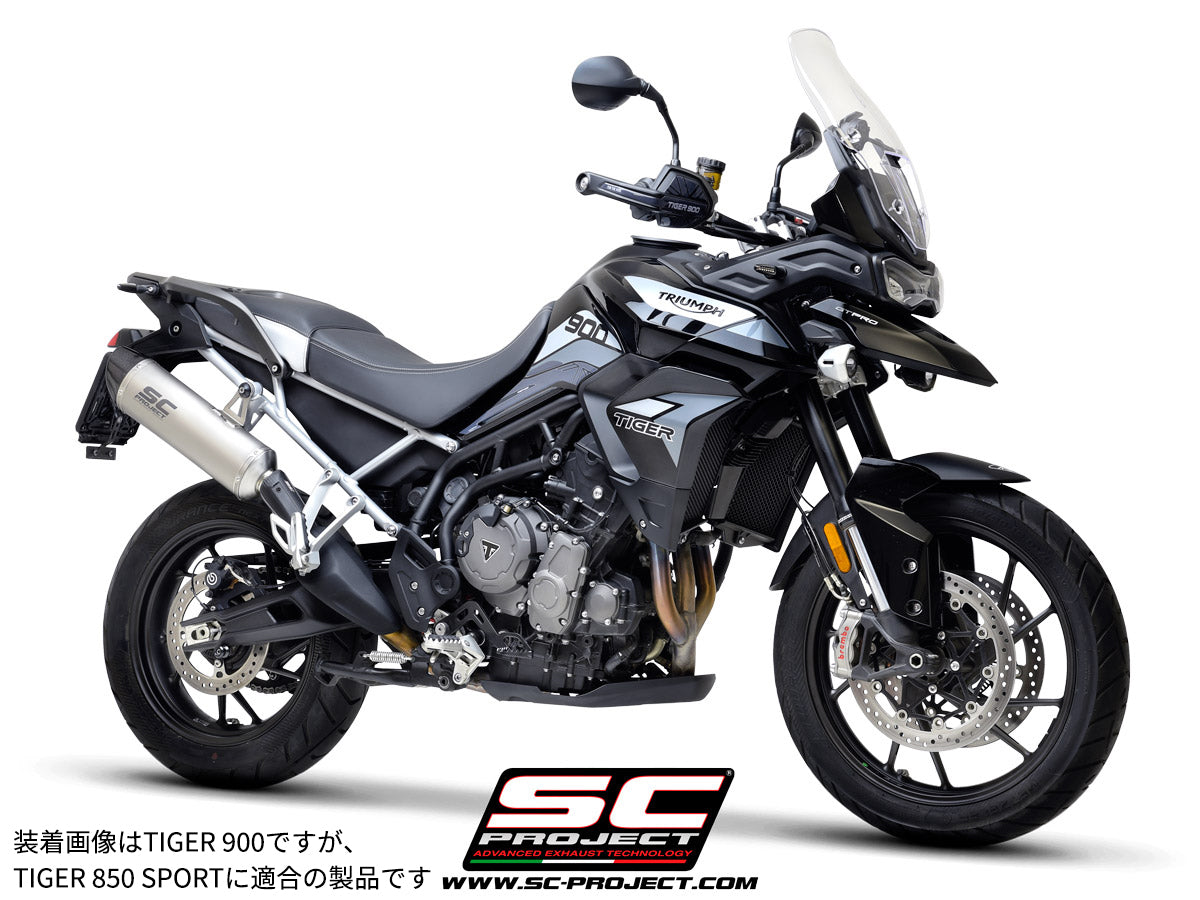 SCプロジェクト スリップオンサイレンサー(トライアンフ　タイガー900 ) SCプロジェクト スリップオンサイレンサー(トライアンフタイガー
