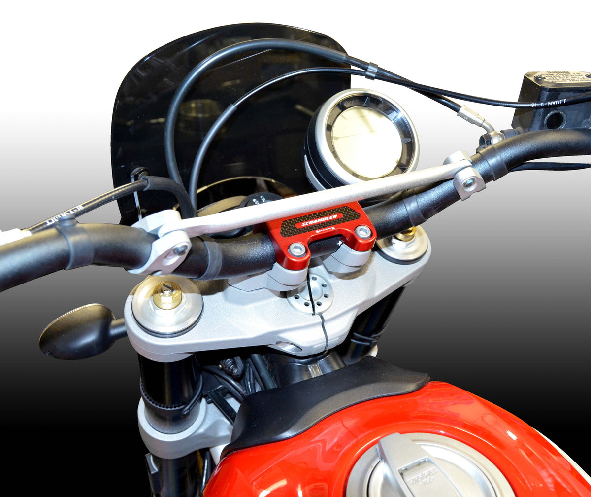 DUCABIKE (DBK) - ハンドルバークランプ SCRAMBLER 直径 28mm用 