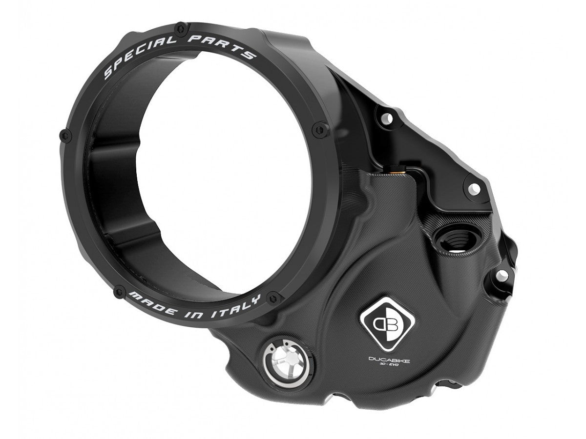 STM フラッシュ180 ビレットクラッチカバー for Ducati ブラック STM エスティーエム フラッシュ 180 ビレット クラッチカバー