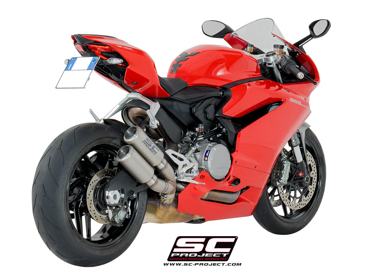 SC-PROJECT CR-T ツイン スリップオンサイレンサー & フルチタンリンク 