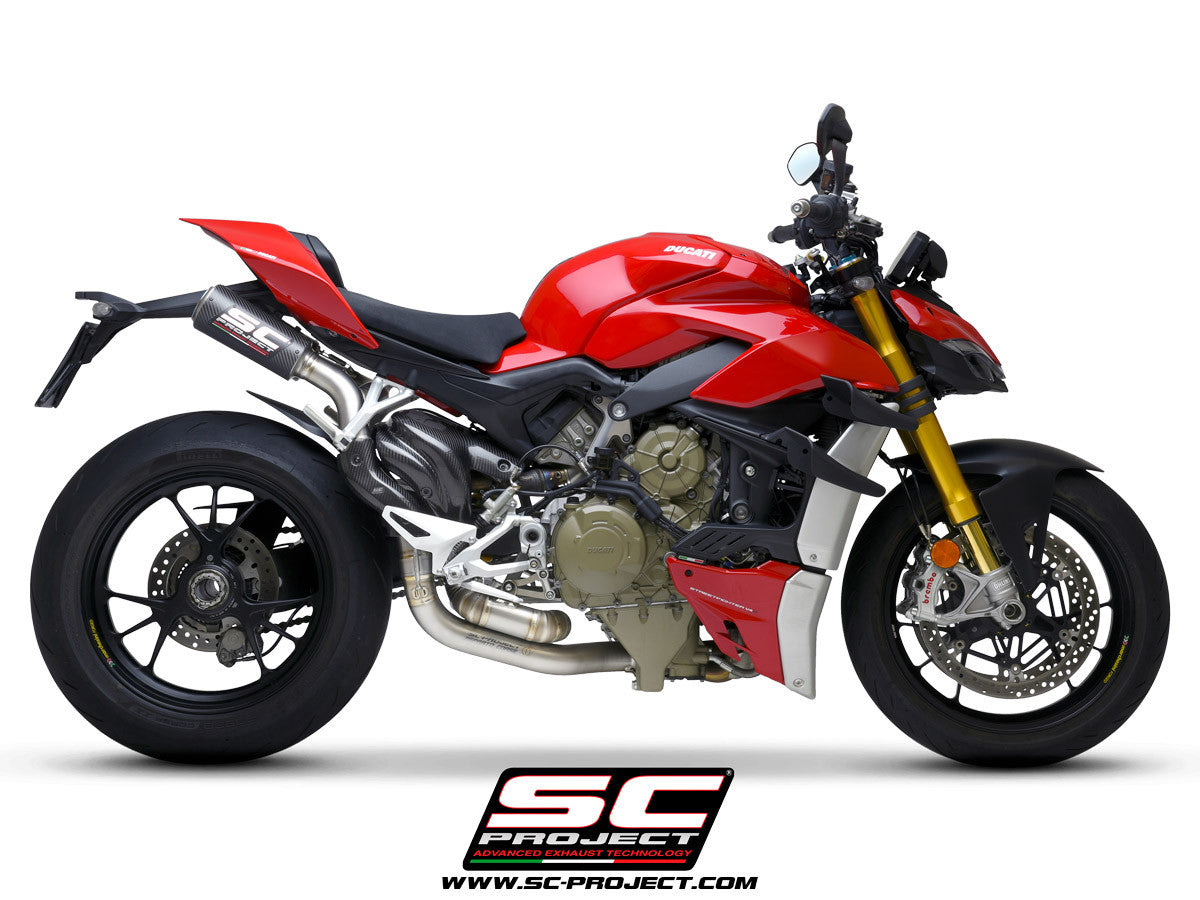 ドゥカティストリートファイターV4、V4S SC-PROJECT マフラー SC-PROJECT】バイク用マフラー | STREETFIGHTER 製品情報