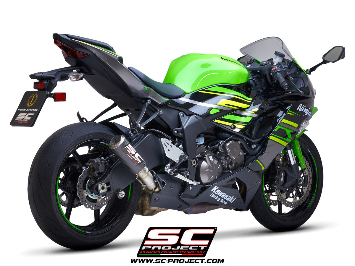 【美品】ZX-6R SCプロジェクト　CR-T スリップオンマフラー