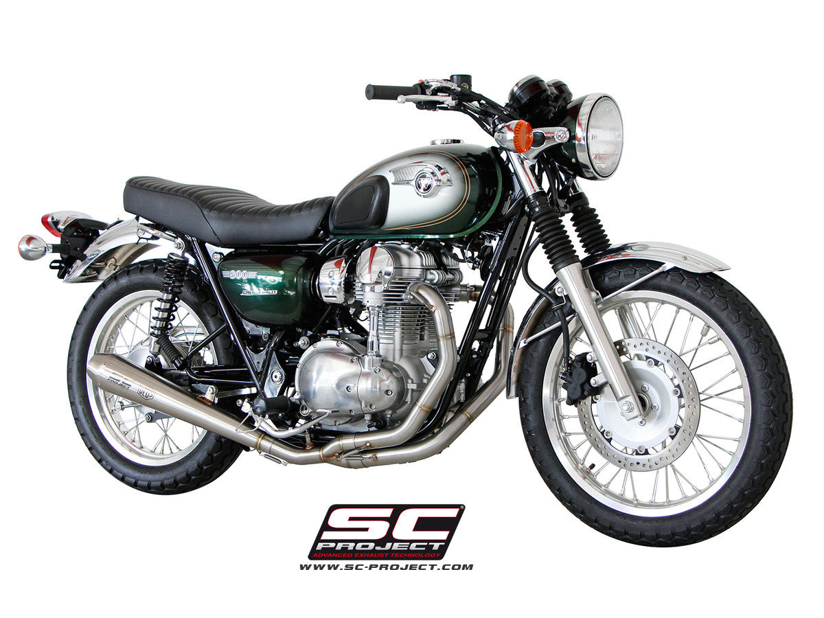 カワサキW800用SC PROJECT ステンレススチール マフラーコンチタイプ SC-PROJECT】バイク用フルエキ | W800 製品情報 – iMotorcycle Japan