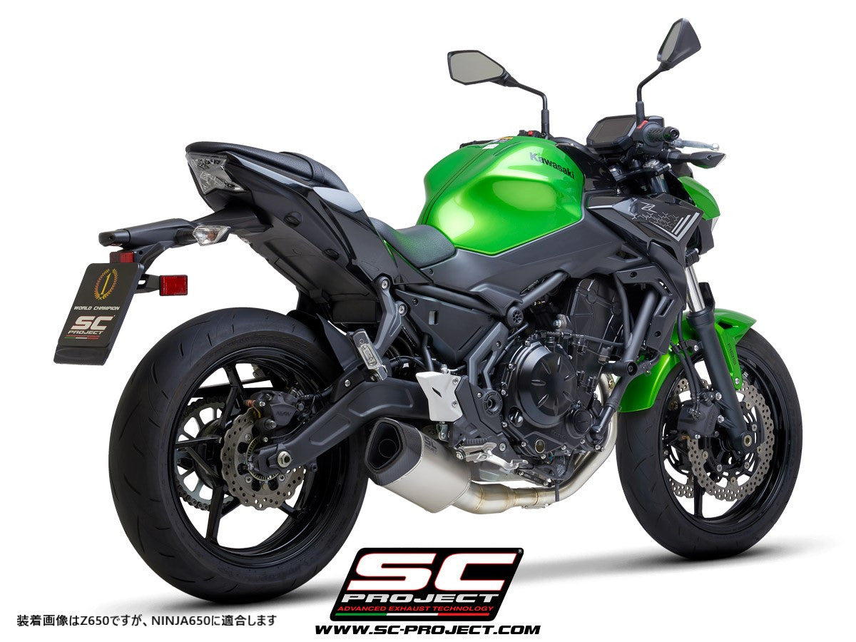 Ninja650 ノーブランドフルエキ トリックスターのカワサキ Ninja650/Z650用フルエキゾーストマフラー