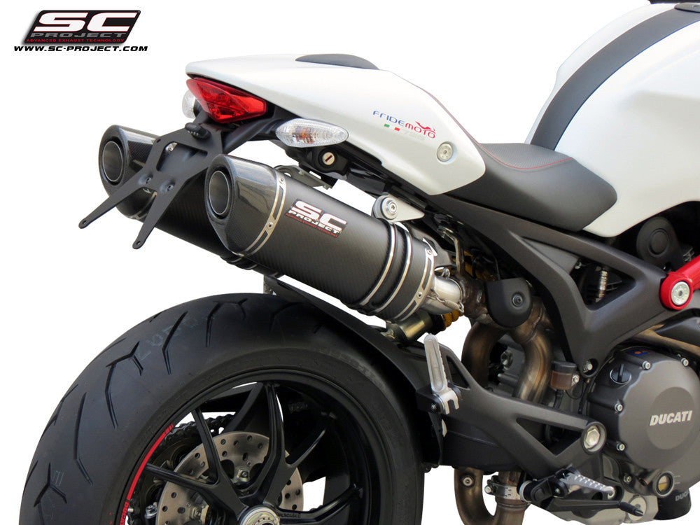 DUCATI ハイパーモタード796 SC PROJECTカーボンマフラーセット DUCATI ハイパーモタード796 SC PROJECTカーボンマフラーセット DUCATI