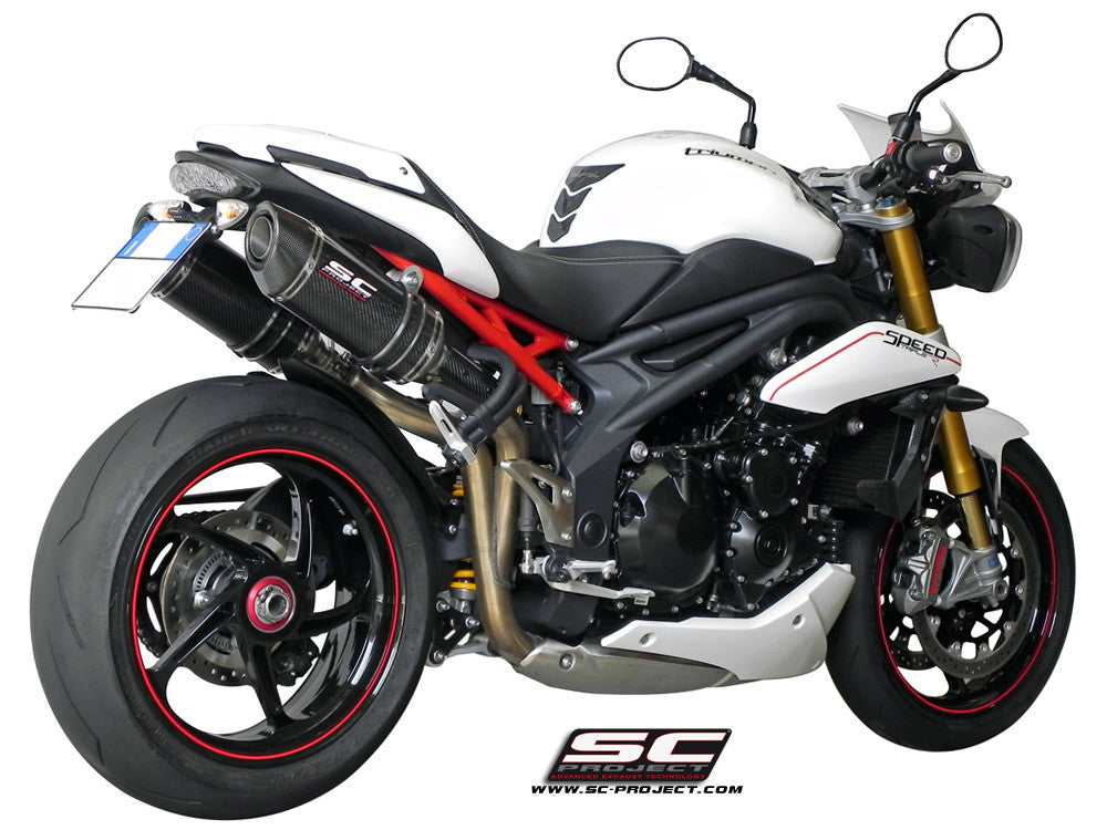 トライアンフ　スピードトリプル1050 SC Project マフラー CR-T Exhaust Triumph / Speed Triple RS / 2020 (T22-T38)