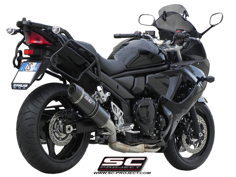 SC-PROJECT - オーバル スリップオンサイレンサー (消音バッフル付属) BANDIT 1250 / S / F '07-12 /  GSX1250F TRAVELLER / GSX 650 F