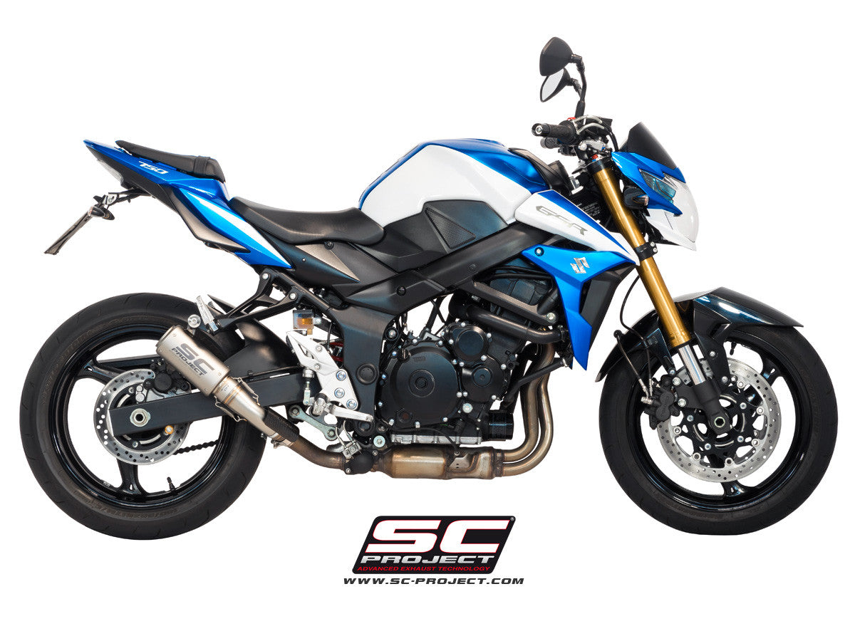 SC-PROJECT - CR-T スリップオンサイレンサー & フルチタンリンクパイプ GSR 750 '11-16