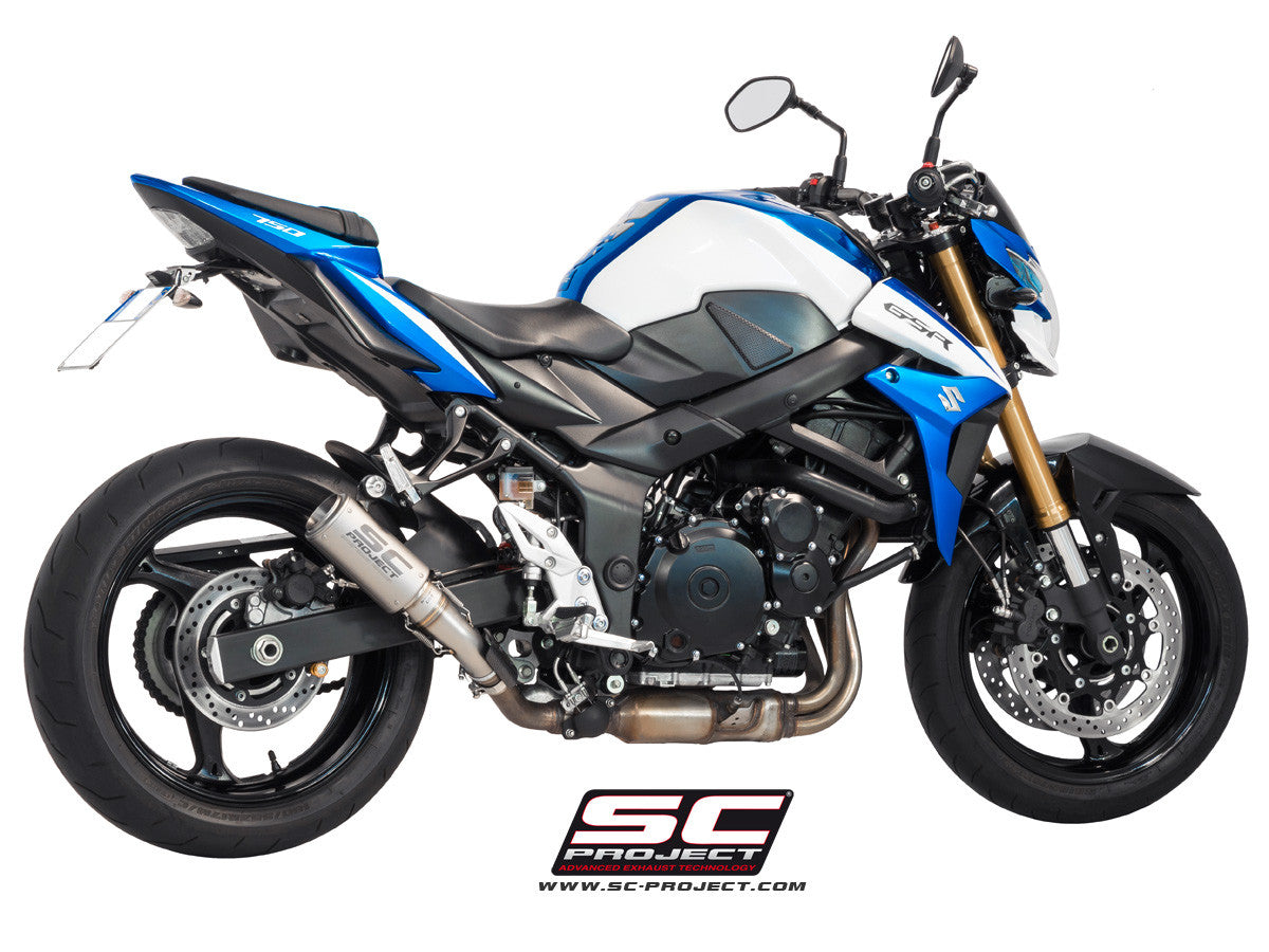 SC-PROJECT スリップオンマフラー　GSR750用　カーボン SCプロジェクト SUZUKI GSR750 2010-2017 カーボンコニック
