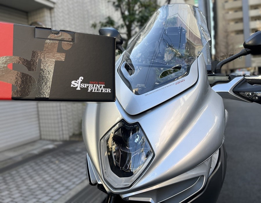 MV Agusta Turismo VeloceにSprint Filterを取り付け♪