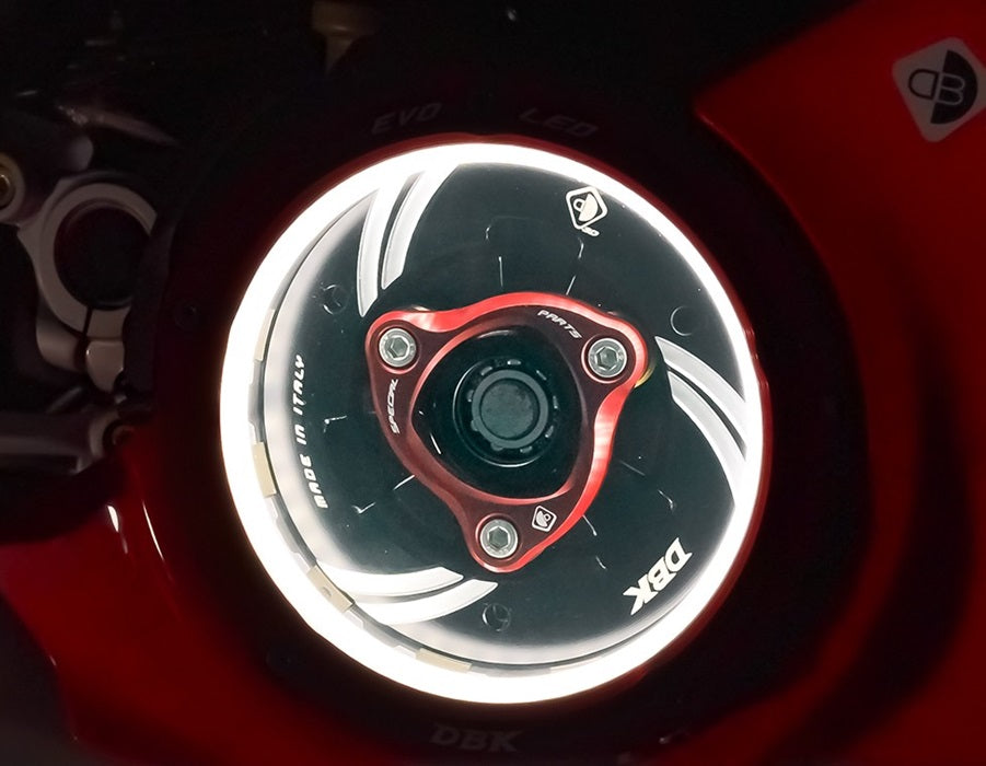 DBK EVO LEDクリアクラッチカバー新発売!!