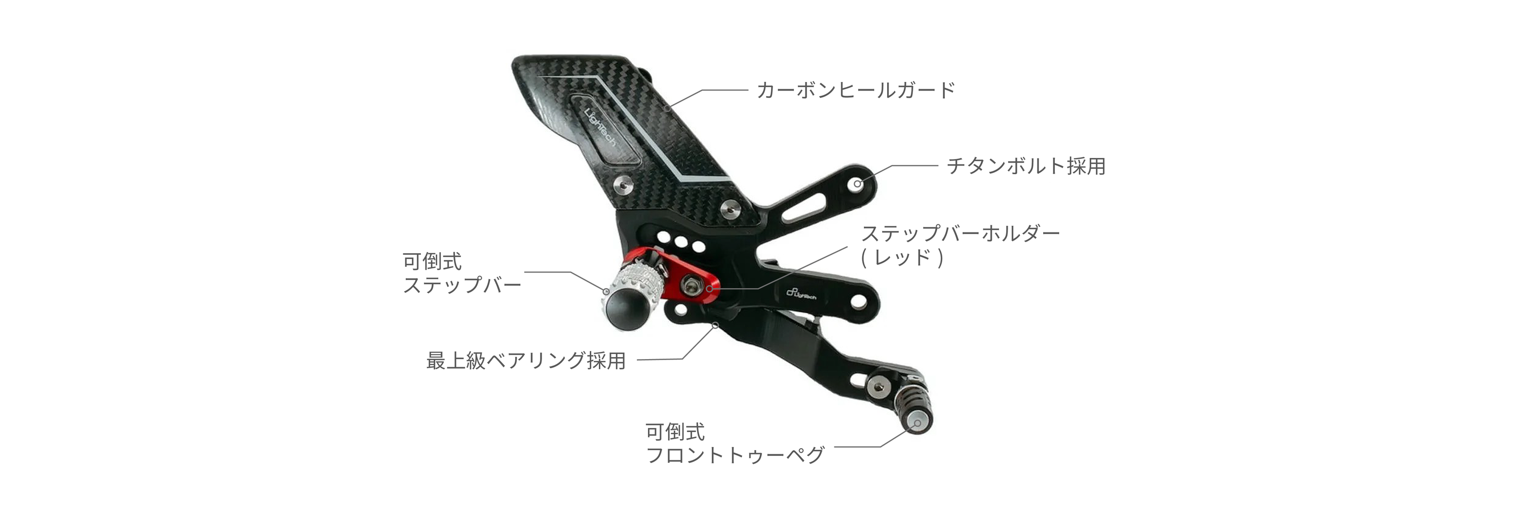 LighTech R Version バックステップ – iMotorcycle Japan