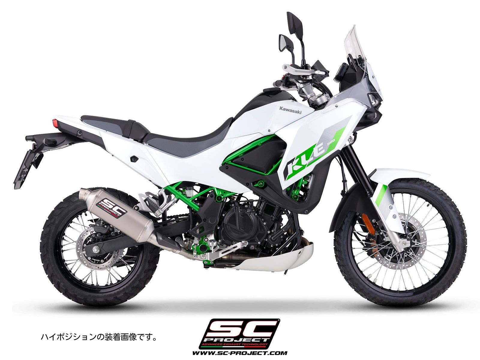 SC-PROJECT】バイク用マフラー | KLE500 製品情報 – iMotorcycle Japan