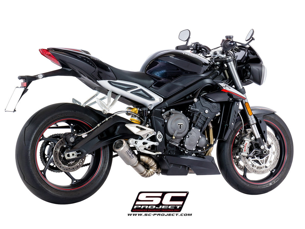 ストリートトリプル765rs (17-19)sc project製スリップオン SC-PROJECT】バイク用マフラー | STREET TRIPLE 製品情報