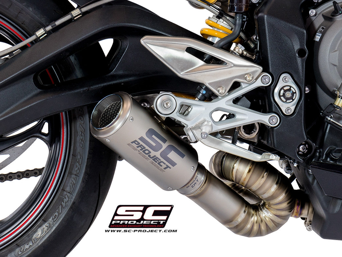トライアンフSCプロジェクト コニック スリップオンSTREET TRIPLE SC-PROJECT】バイク用マフラー | STREET TRIPLE 製品情報