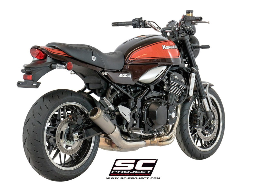 ORM製 KAWASAKI Z900RS用 スリップオンマフラー 耐熱ブラック　【カワサキ】2023年モデルにも対応