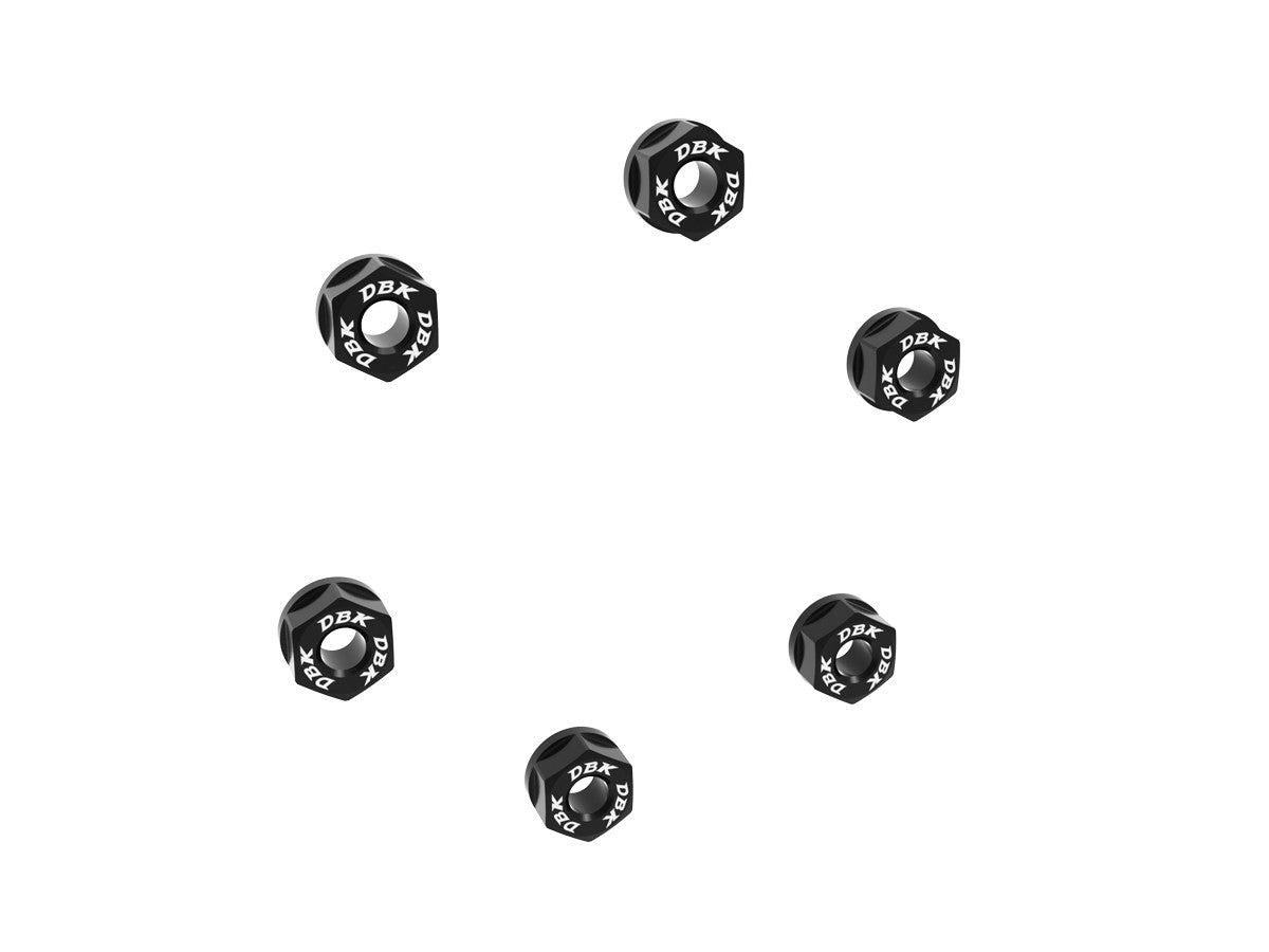 DUCABIKE (DBK) - リアスプロケット ナットセット 6個入り M10 x 1.25
