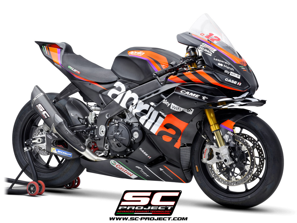 RSV4 TuonoV4 1100 SC PROJECT 正規品チタンカーボン SC-PROJECT】バイク用フルエキ | RSV4 製品情報 – iMotorcycle Japan