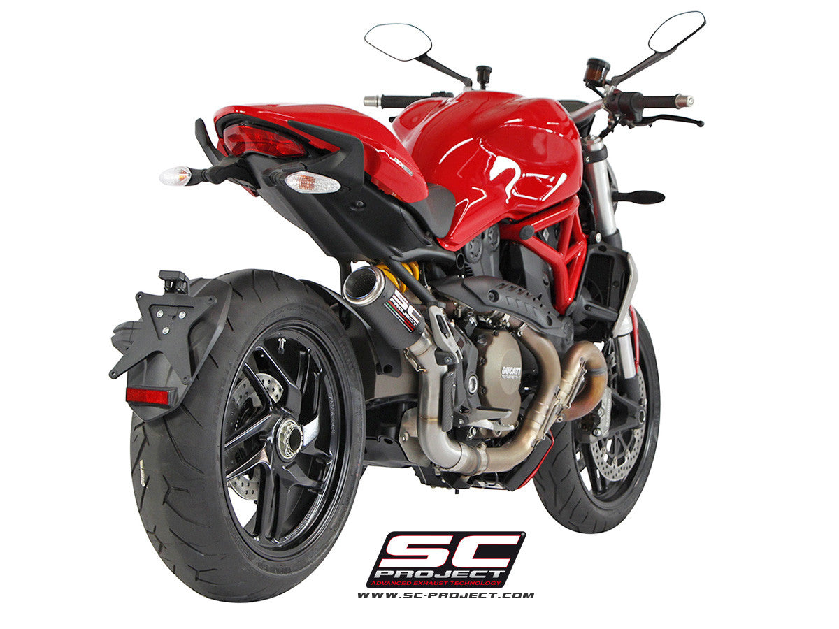 ducatiモンスター1200用scプロジェクトCRTスリップオンマフラー