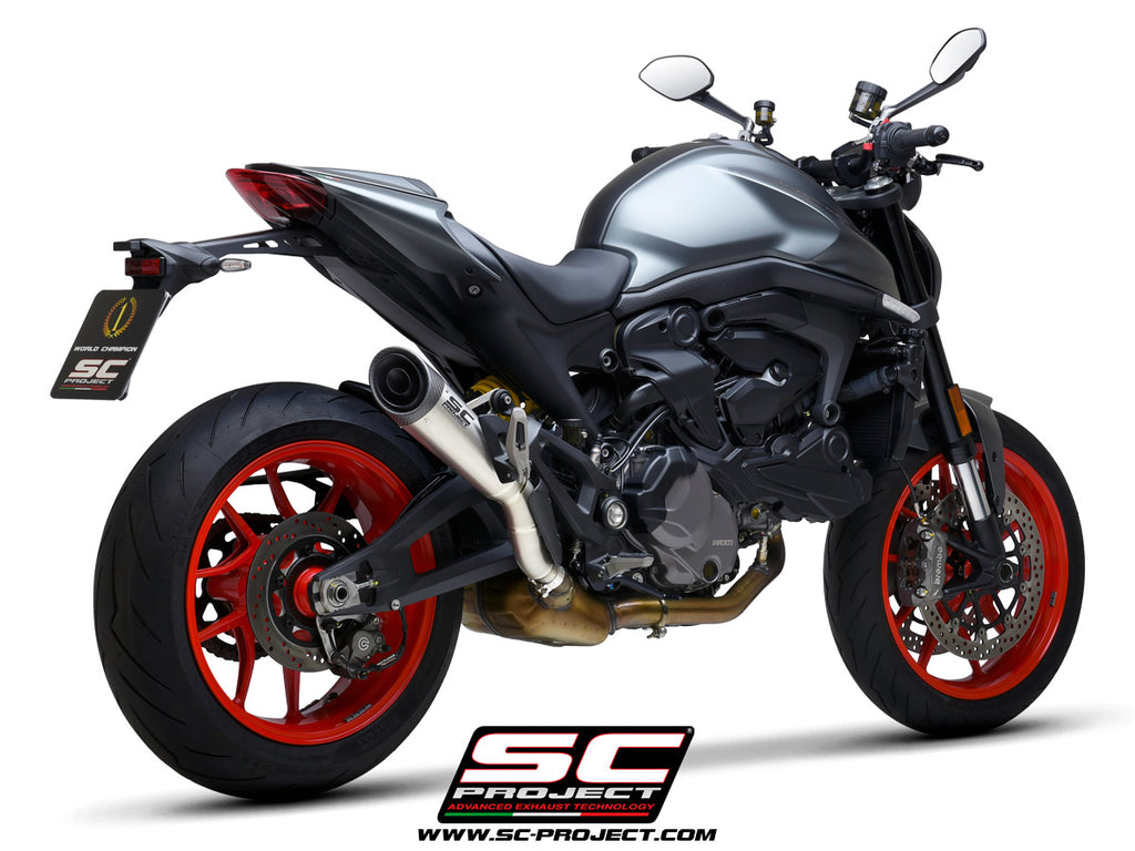 ドゥカティ モンスター1200 フルエキチタンマフラーSC - メルカリ