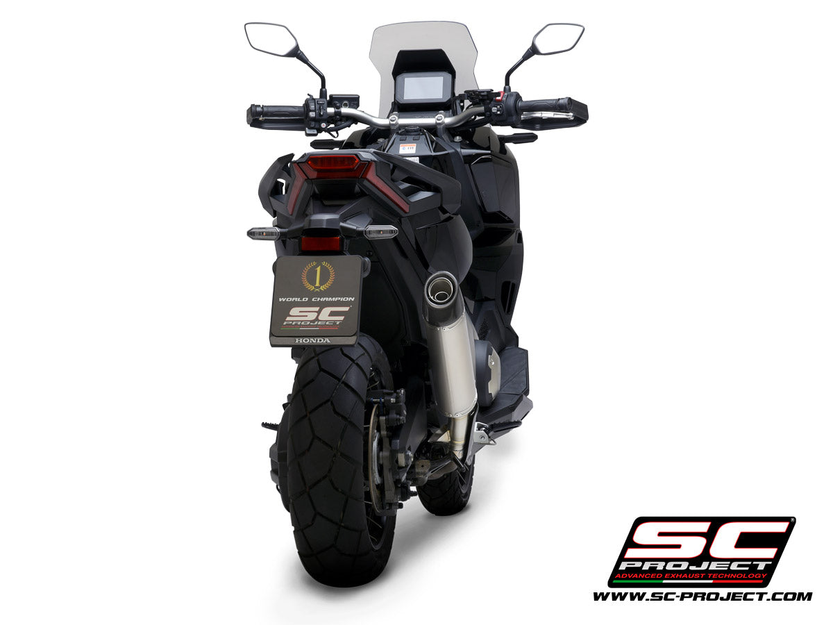 SC-PROJECT - オーバル スリップオンサイレンサー (公道走行可 / ユーロ5対応 / 純正キャタライザー対応) X-ADV '21-24