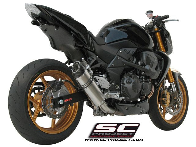 SC-PROJECT - オーバル スリップオンサイレンサー (消音バッフル付属) Z750 / R '07-14