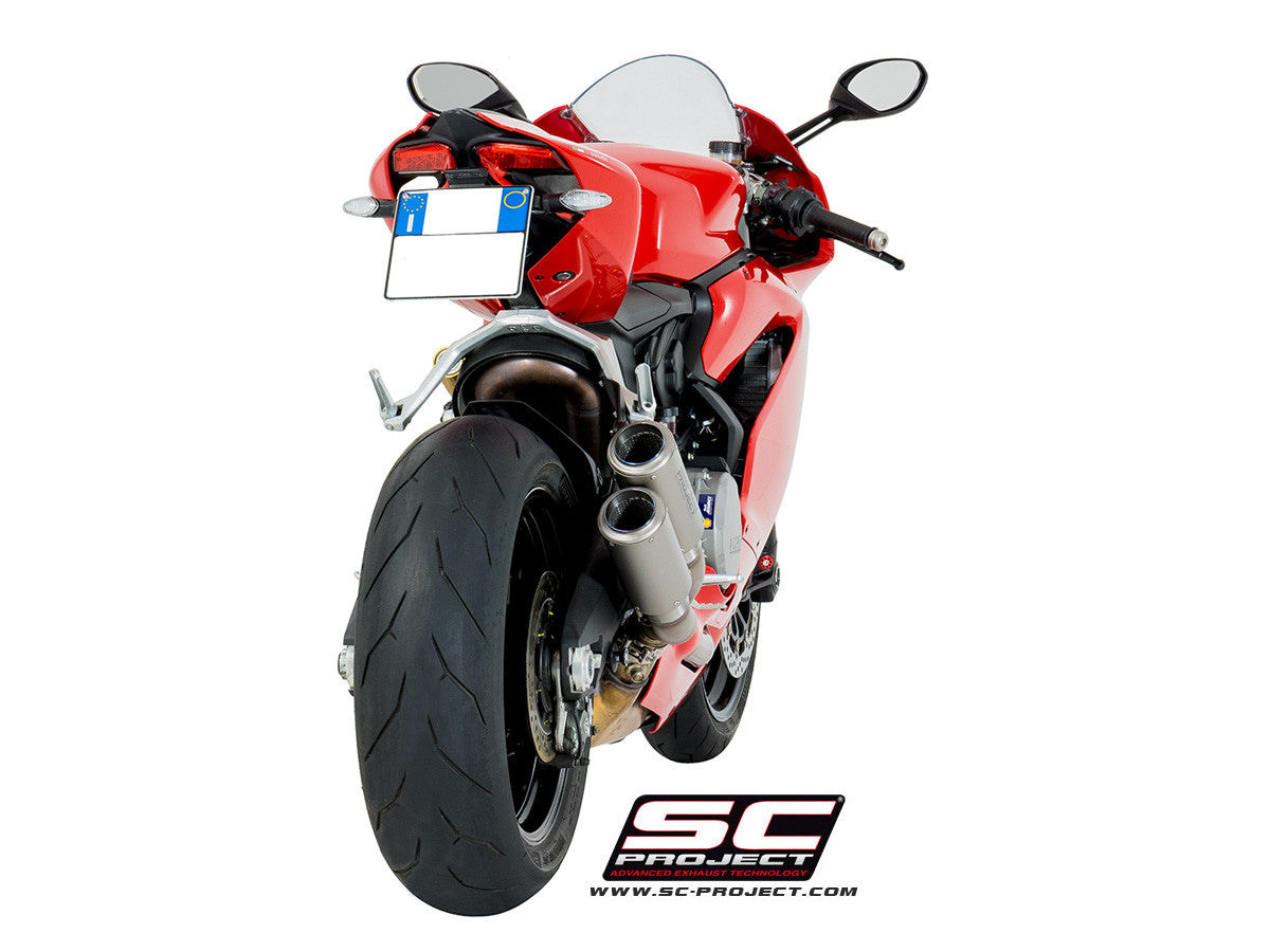 SC-PROJECT CR-T ツイン スリップオンサイレンサー & フルチタンリンク 