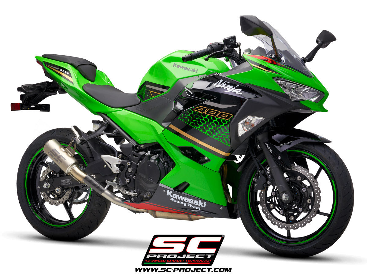 SC-PROJECT - CR-T スリップオンサイレンサー (純正キャタライザー対応) NINJA ZX-4R SE / RR '24