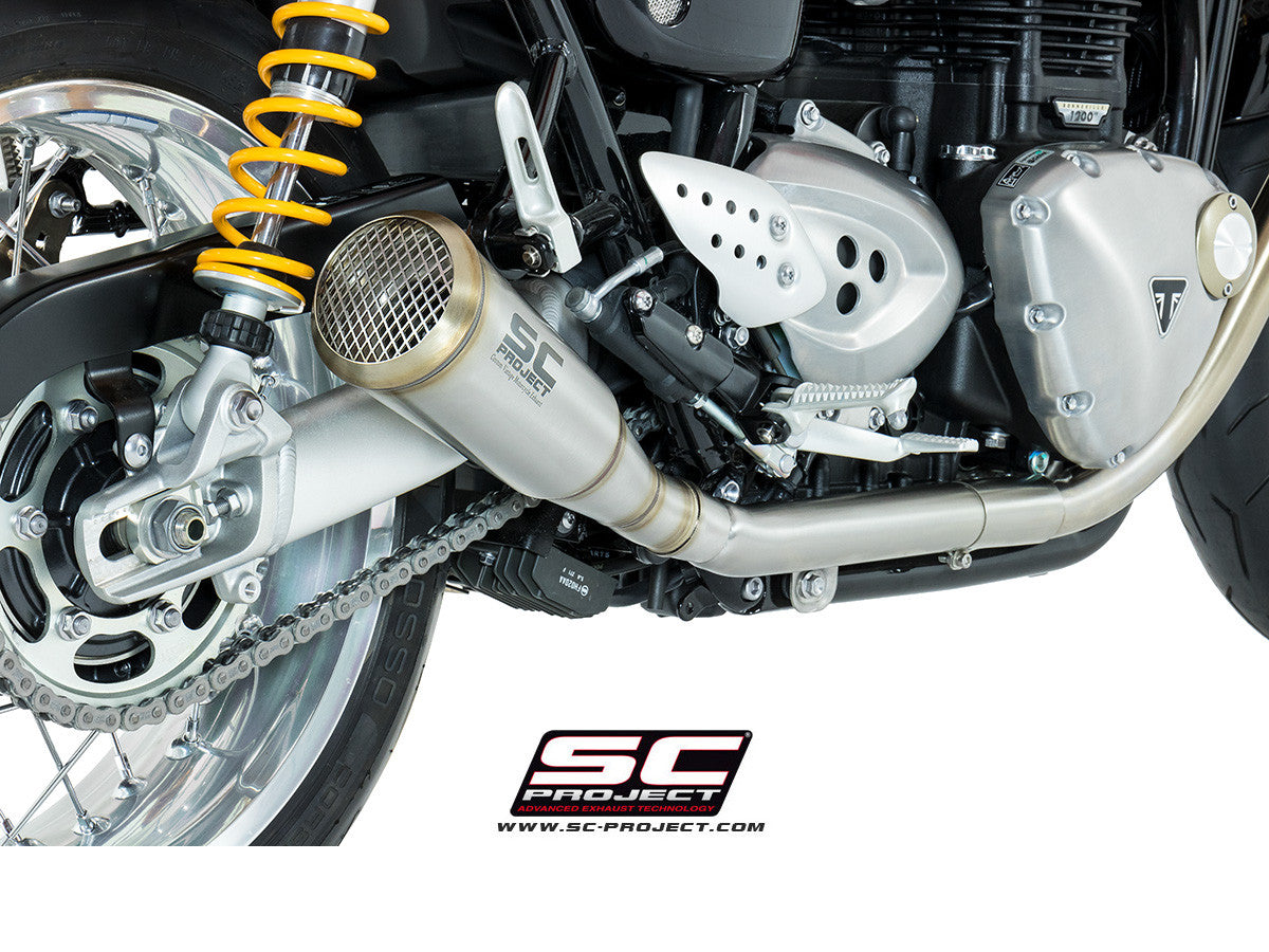 スラクストン1200rsマフラー モートン （SC-PROJECT】バイク用マフラー 